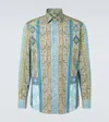 Etro Paisley-print Shirt In Blue