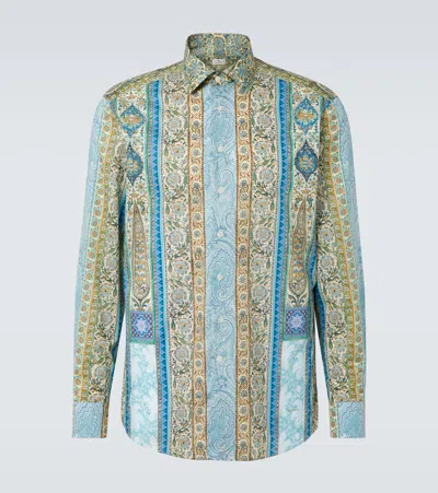 ETRO ROMA PRINTED COTTON SHIRT
