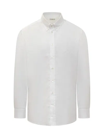 Etro Roma Shirt In Bianco Ottico