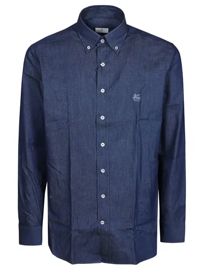 Etro Roma Shirt In Blue