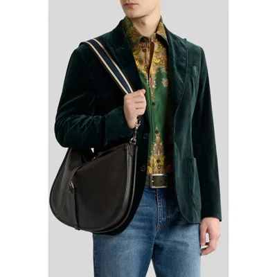 Etro Roma Stretch Cotton Sport Coat In Green