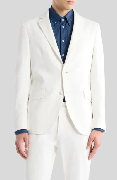 Etro Roma Stretch Cotton Sport Coat In White