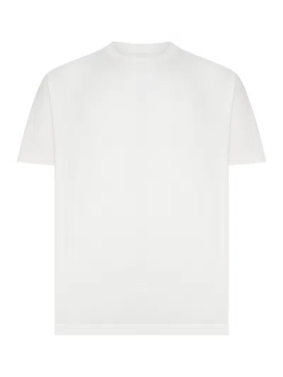 Etro Rome Cotton T-shirt With Embroidered Logo In White