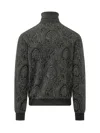 Etro Rome Knit Turtleneck Sweater In N0702