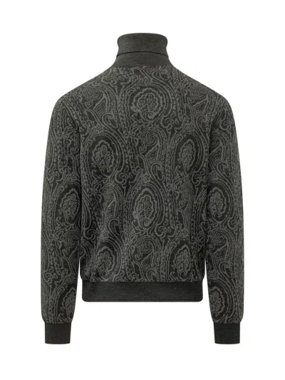 Etro Rome Knit Turtleneck Sweater In N0702