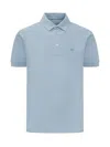 Etro Paisley Jacquard Polo Shirt In Blue