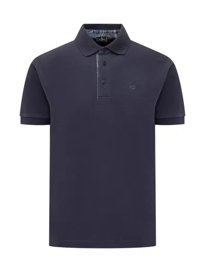 Etro Rome Polo In Blue