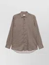 Etro Rome Printed Shirt Buttons In White
