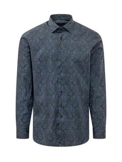 Etro Rome Shirt In Blue