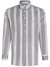 Etro Classic Striped Button-down Shirt In Multicolor