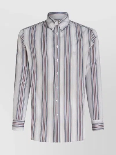 ETRO ROME STRIPED BUTTON-DOWN SHIRT