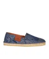 ETRO JACQUARD DENIM ESPADRILLES