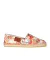 Etro Espadrilles Aus Bedruckter Baumwolle In Nude