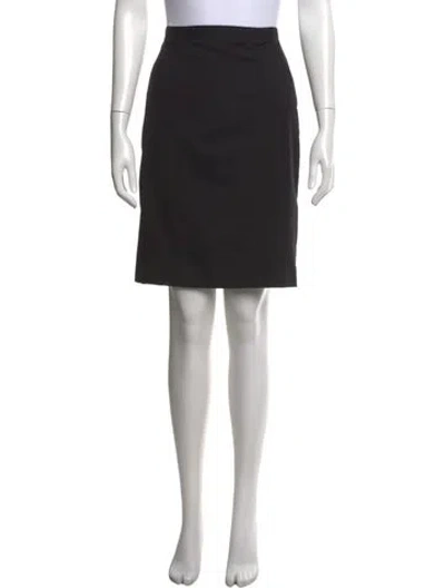 Pre-owned Etro Ruffle Embellishment Mini Skirt In Black