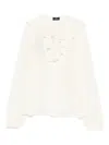 Etro Ruffled-collar Shirt In White