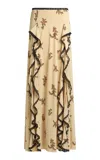 Etro Floral-print Maxi Skirt In Neutral