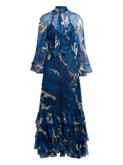 ETRO RUFFLED-DETAILING DRESS