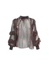Etro Blusa In Crepe Stampato Donna