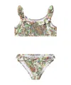 Etro Ruffled Printed Bikini In Multi