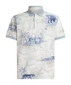 Etro Polo Shirt With Safari Print In White