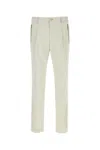 Etro Zip-pocket Pleated Trousers In Brown