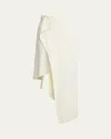 Etro Sarong Long Draped Skirt In Goldlurex