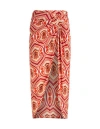 Etro Sarong Skirt With Graphic Print