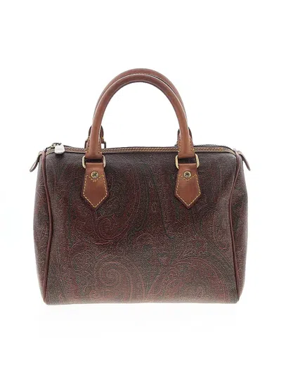 Pre-owned Etro Satchel In Brown