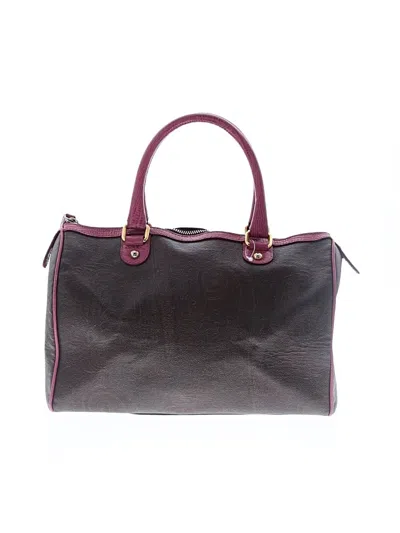 Pre-owned Etro Satchel In Burgundy