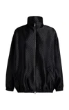 Etro Satin Jacquard Bomber Jacket In Black