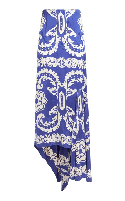 ETRO SATIN MAXI SKIRT