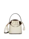 Etro Saturno Leather Mini Bag In White