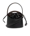 Etro Saturno Medium Drawstring Bucket Bag In Black