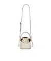 Etro Mini Saturno Leather Shoulder Bag In Nude