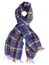 Etro Woman Scarf Purple Size - Virgin Wool