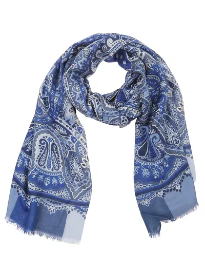 Etro Scarf In Blue