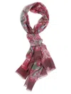 Etro Paisley Printed Frayed Scarf In Multi