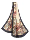 Etro Paisley-print Fringed Scarf In Beige
