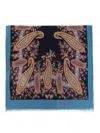 Etro Scarf With Decorative Pattern In Black