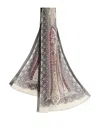 Etro Silk Scarf With Placed Print In Black