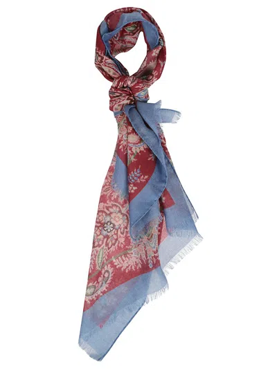 Etro Scarf In Blue