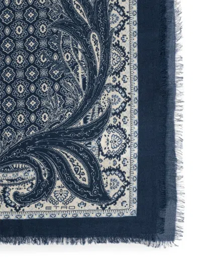 Etro Scarf In Blue