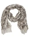 Etro Lightweight Fabric Scarf In Brown