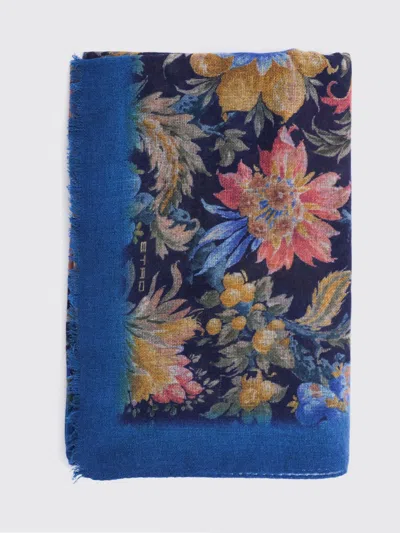 Etro Scarf Men In Blue