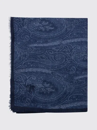Etro Scarf Men In Blue