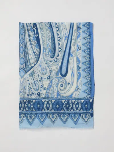Etro Scarf Men  In Blue