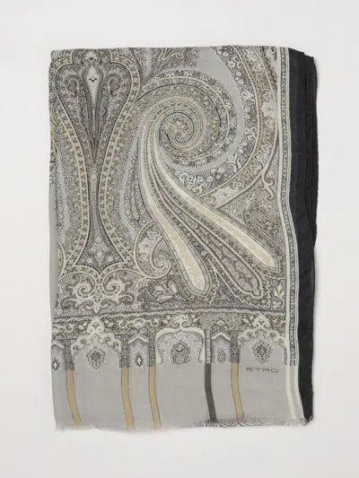 Etro Scarf Men In Gray