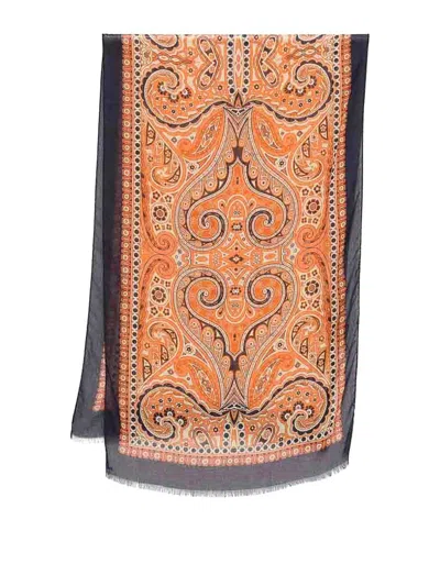 Etro Scarf In Orange