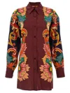 Etro Scarf Shirt In Multicolor