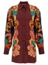 Etro Scarf Shirt In Multicolor